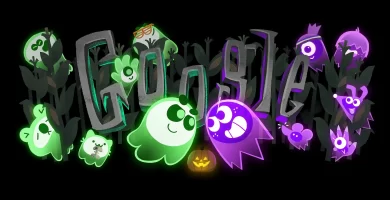 Google's Doodle Haunted Game for Halloween 2022 (Image Source: 9to5Google)