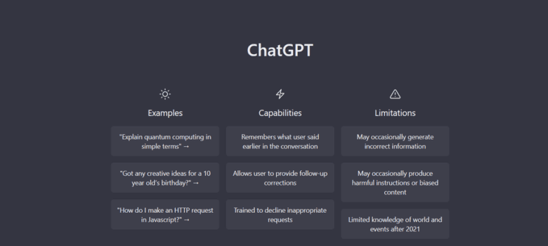ChatGPT competitor will be launch soon by Google (Image Source: Chat GPT.com)