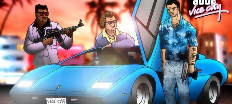 Free Games for Android, GTA Vice City (Image Source: wallpapercave)